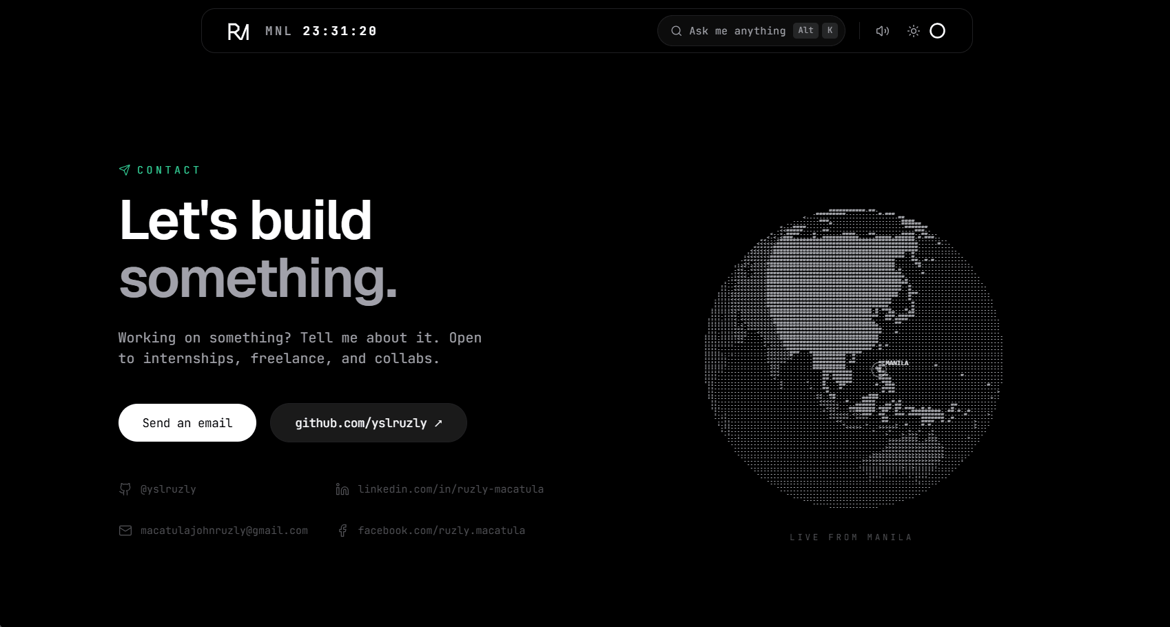 Portfolio Website screenshot 3